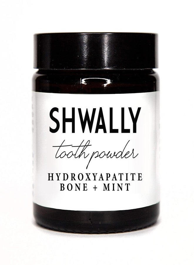 Shwally Magical Tooth Powder W/Hydroxyapatite Cattle Bone & Fluoride Free Amish Eggshell + Organic Peppermint - 100% Fluoride Free ReMineralizing, Whitening & Polishing Powder 400+ Brushings (4 Oz) - Image 1